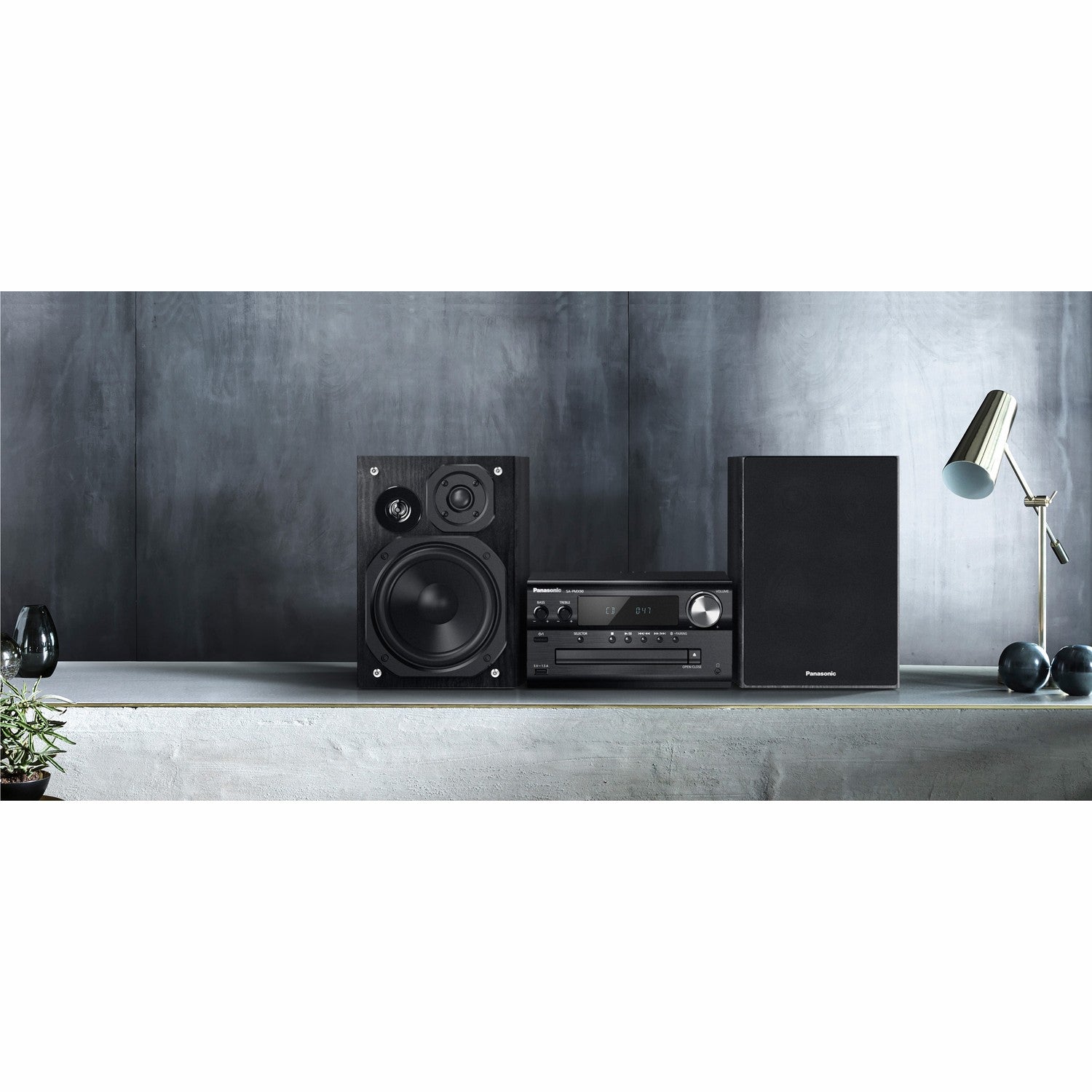 Hi-Res Audio Stereo System with CD, Bluetooth, USB/DAC