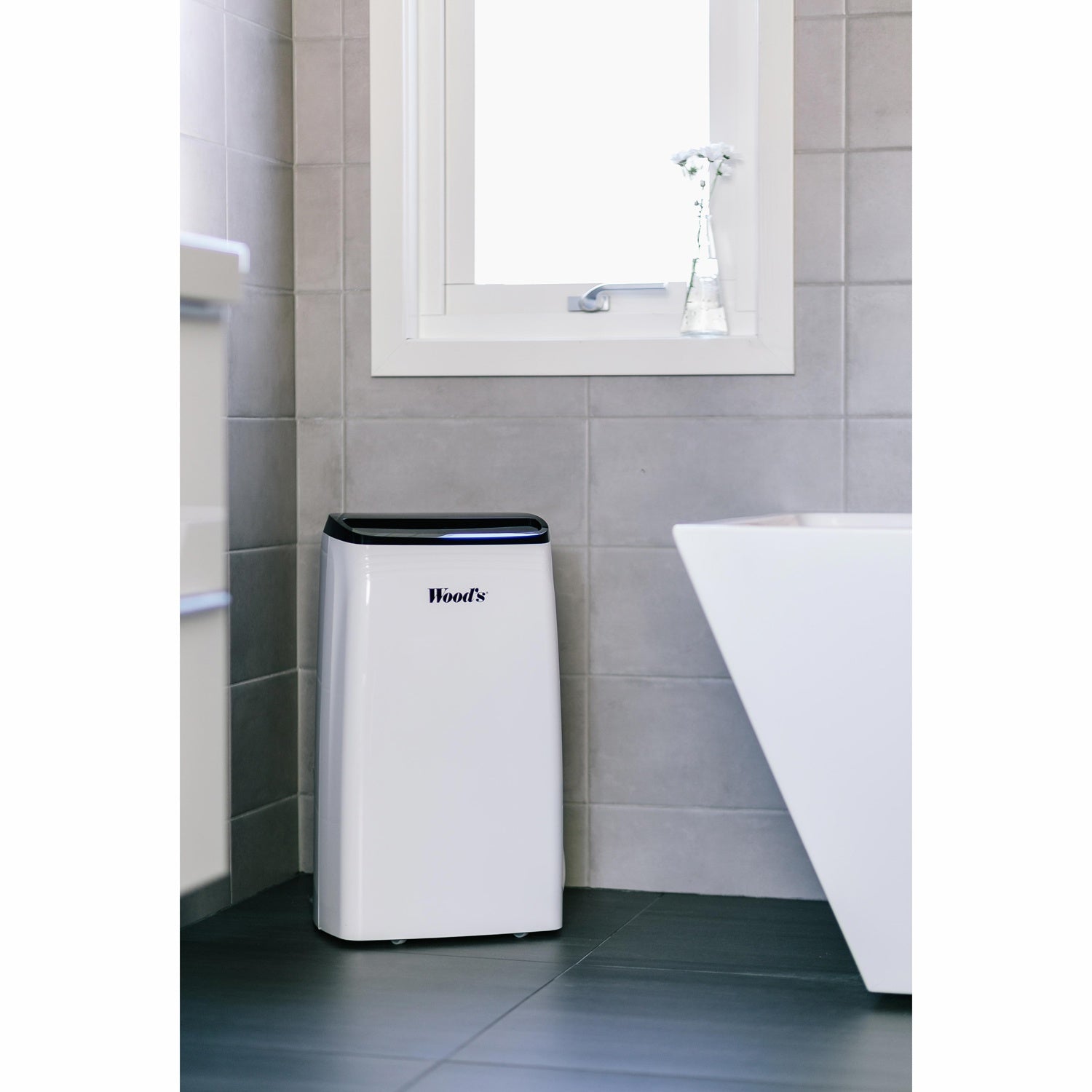 High-Capacity Dehumidifier, 25L/Day, Portable for Basements