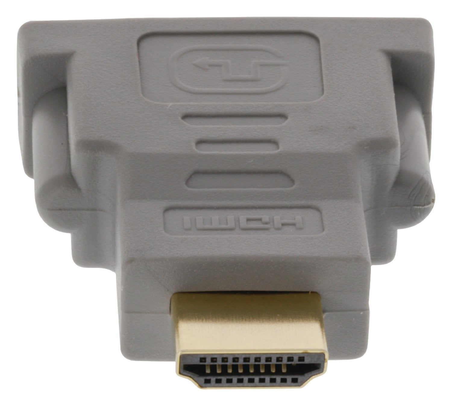 High Speed HDMI Adapter HDMI Connector - DVI-D 24+1p female Grey
