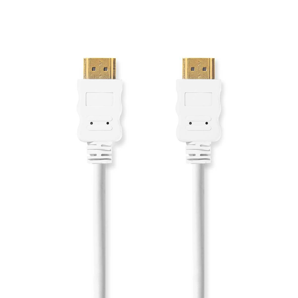 High Speed HDMI™ Cable with Ethernet | HDMI™ Connector | HDMI™ Connector | 4K@60Hz | ARC | 18 Gbps | 2.00 m | Round | PVC | White | Label