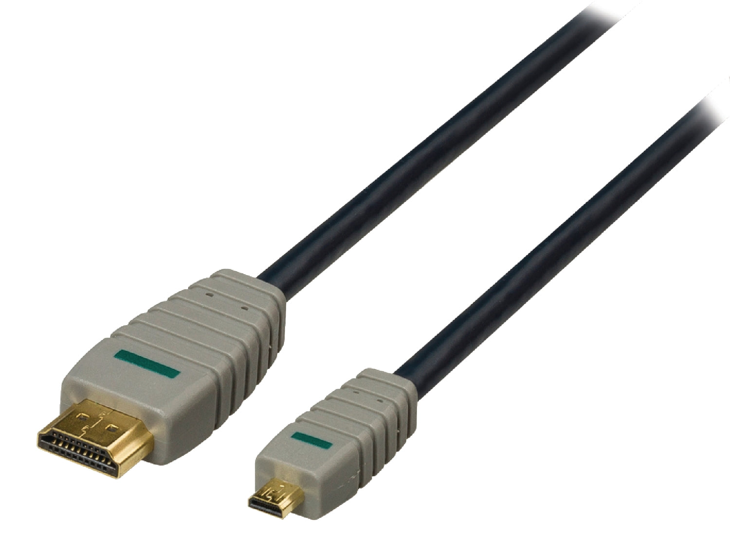 High Speed HDMI Cable with Ethernet HDMI Connector - HDMI Micro Male 2.00 m Blue
