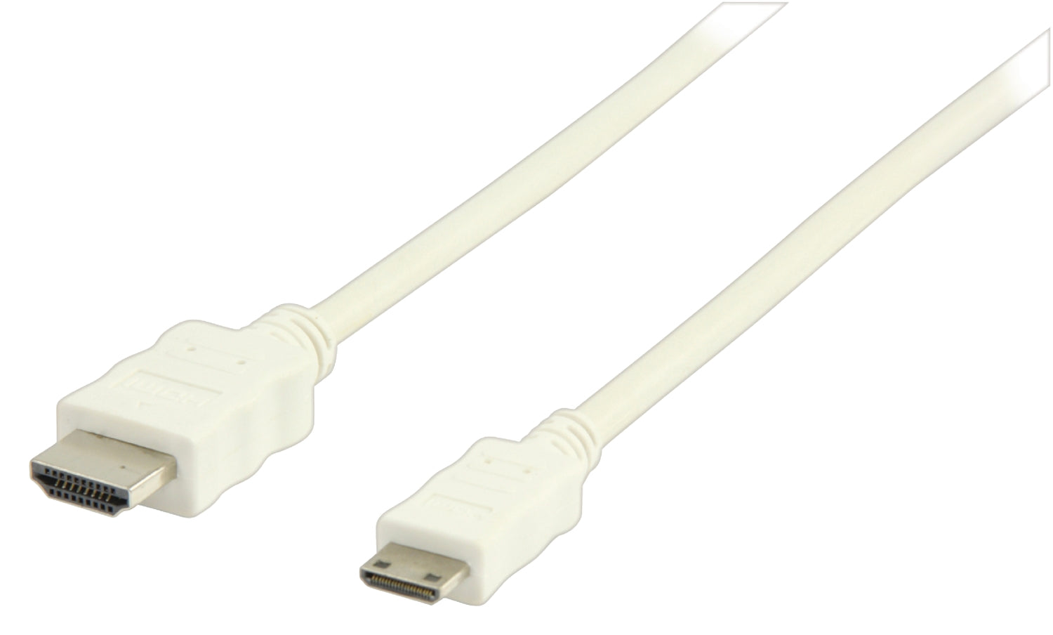 High Speed HDMI Cable with Ethernet HDMI Connector - HDMI Mini Male 2.00 m White