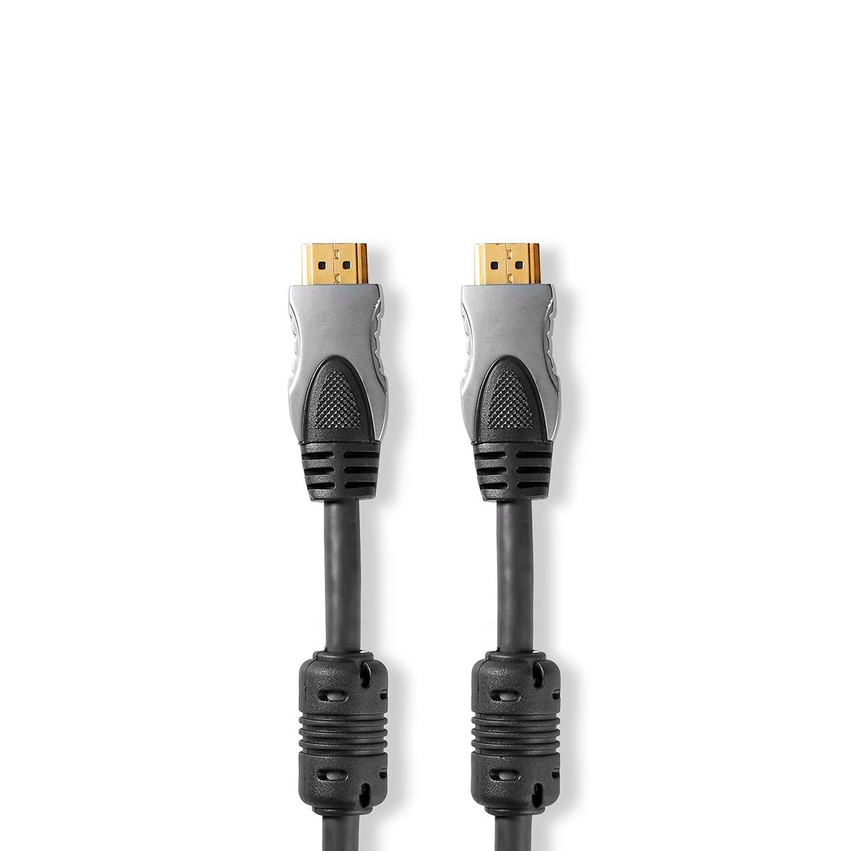 High Speed HDMI ™ cable with Ethernet | HDMI™ Connector | HDMI™ Connector | 4K@30Hz | 10.2 Gbps | 10.0 m | Round | PVC | Anthracite | Box