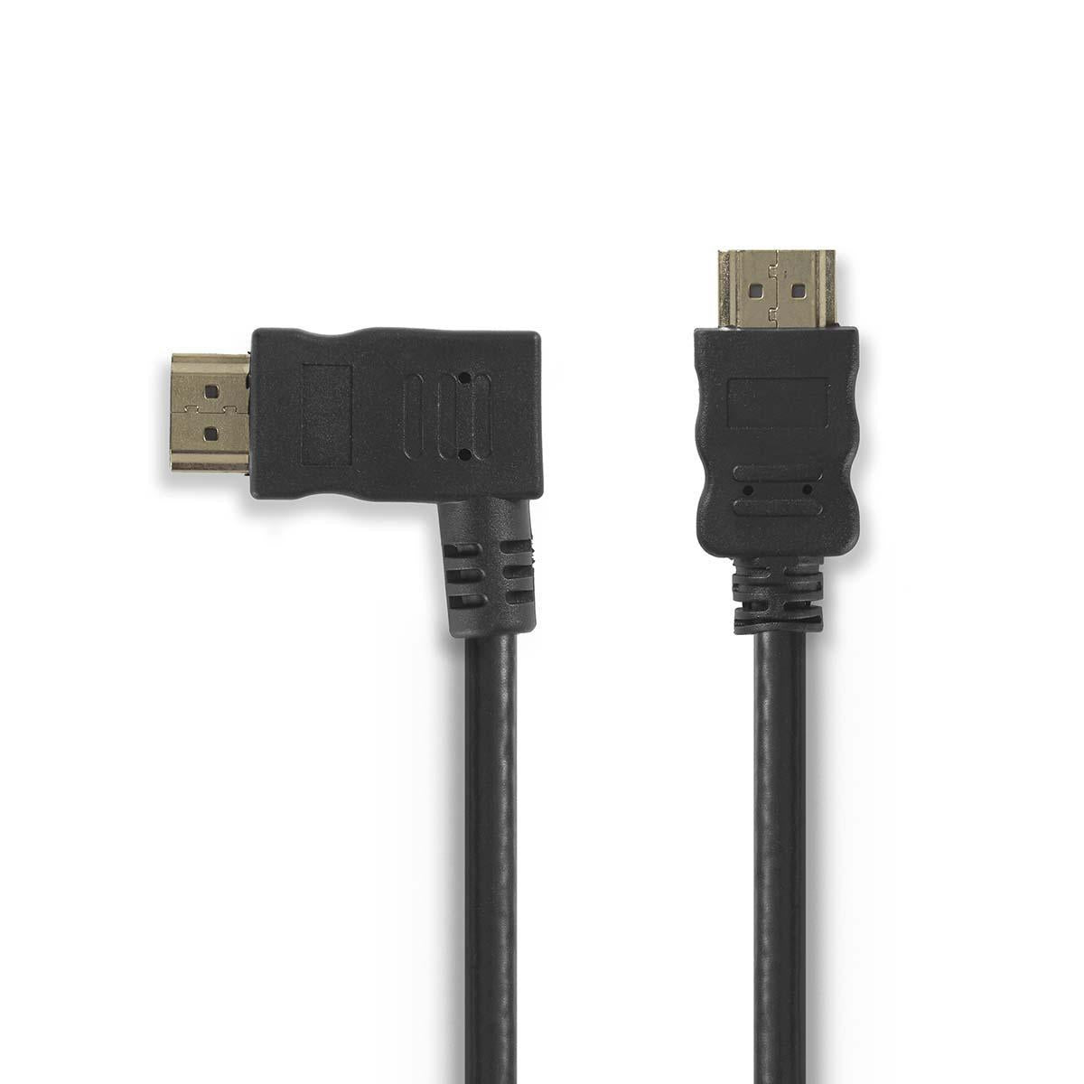 High Speed HDMI ™ cable with Ethernet | HDMI™ Connector | HDMI™ Connector | 4K@30Hz | 10.2 Gbps | 1.50 m | Round | PVC | Black | Blisters