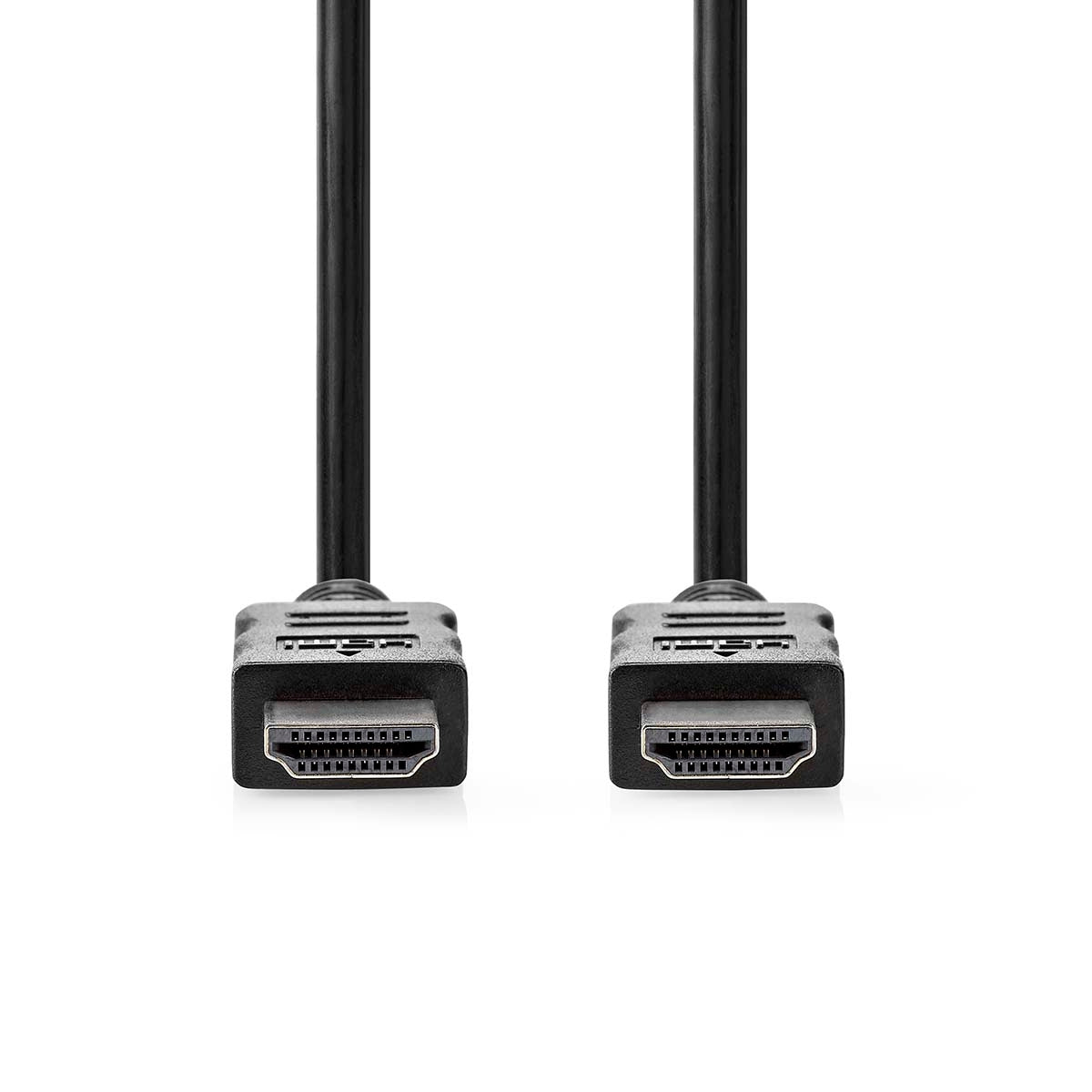 High Speed HDMI ™ cable with Ethernet | HDMI™ Connector | HDMI™ Connector | 4K@30Hz | ARC | 10.2 Gbps | 1.00 m | Round | PVC | Black | Label