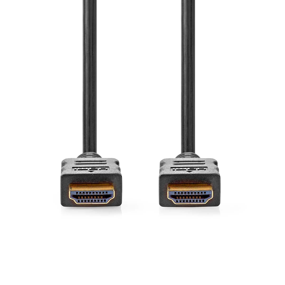 High Speed HDMI ™ cable with Ethernet | HDMI™ Connector | HDMI™ Connector | 4K@30Hz | ARC | 10.2 Gbps | 2.00 m | Round | PVC | Black | Box