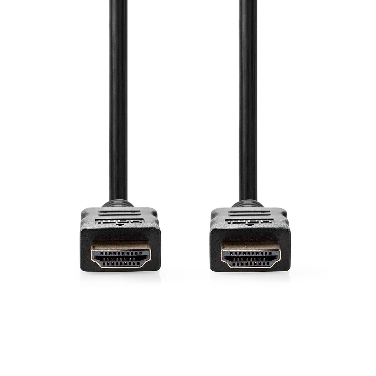 High Speed HDMI ™ cable with Ethernet | HDMI™ Connector | HDMI™ Connector | 4K@30Hz | ARC | 10.2 Gbps | 20.0 m | Round | PVC | Black | Label