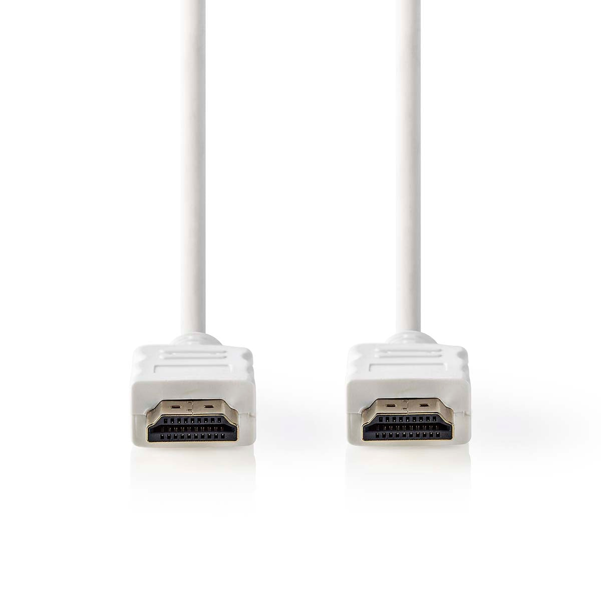 High Speed HDMI ™ cable with Ethernet | HDMI™ Connector | HDMI™ Connector | 4K@30Hz | ARC | 10.2 Gbps | 2.00 m | Round | PVC | White | Box