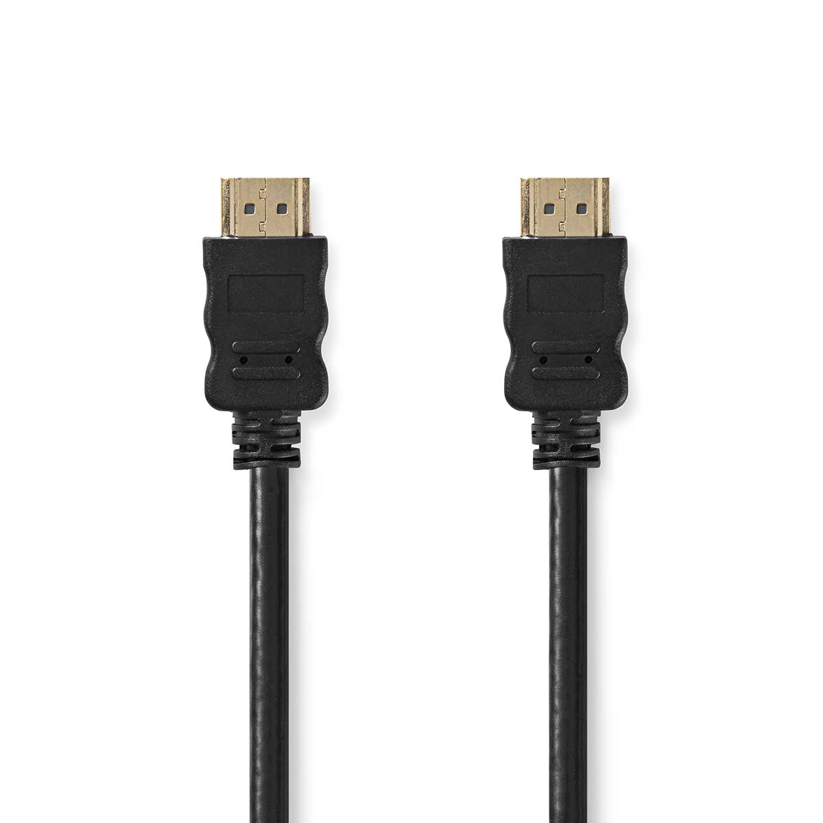 High Speed HDMI ™ cable with Ethernet | HDMI™ Connector | HDMI™ Connector | 4K@30Hz | ARC | 10.2 Gbps | 5.00 m | Round | PVC | Black | Label