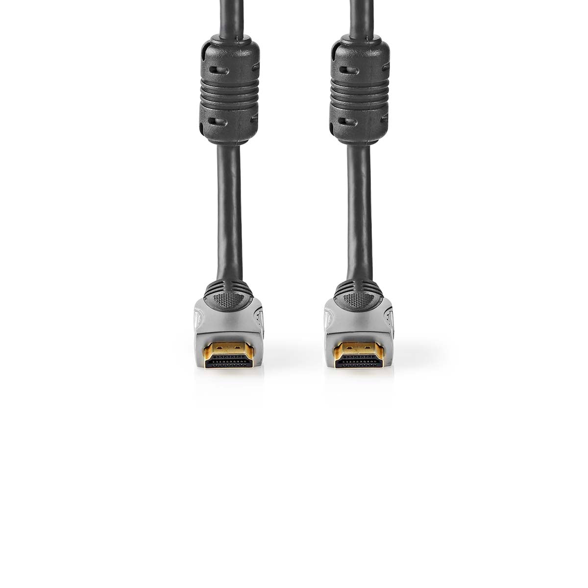 High Speed HDMI ™ cable with Ethernet | HDMI™ Connector | HDMI™ Connector | 4K@60Hz | 18 Gbps | 5.00 m | Round | PVC | Anthracite | Box