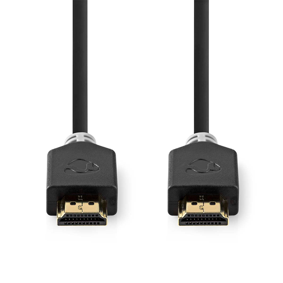 High Speed HDMI ™ cable with Ethernet | HDMI™ Connector | HDMI™ Connector | 4K@60Hz | ARC | 18 Gbps | 3.00 m | Round | PVC | Anthracite | Box