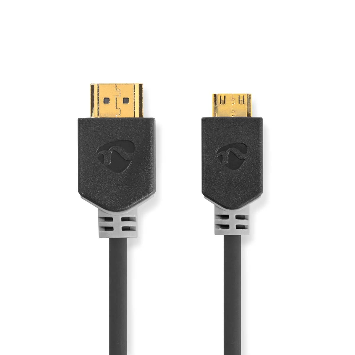 High Speed HDMI ™ cable with Ethernet | HDMI™ Connector | HDMI™ Mini connector | 4K@60Hz | 18 Gbps | 2.00 m | Round | PVC | Anthracite | Cardboard box with window