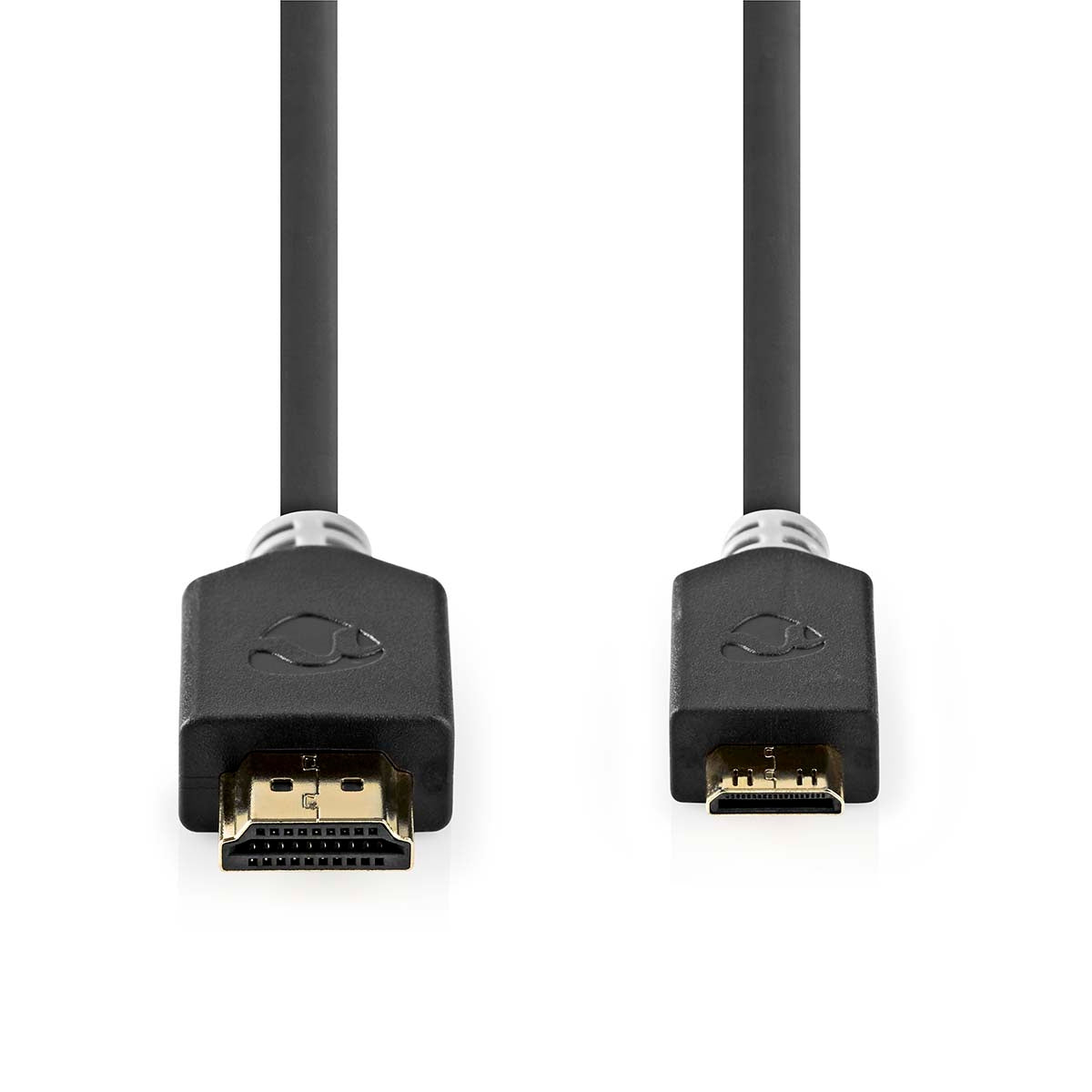 High Speed HDMI ™ cable with Ethernet | HDMI™ Connector | HDMI™ Mini connector | 4K@60Hz | 18 Gbps | 2.00 m | Round | PVC | Anthracite | Cardboard box with window