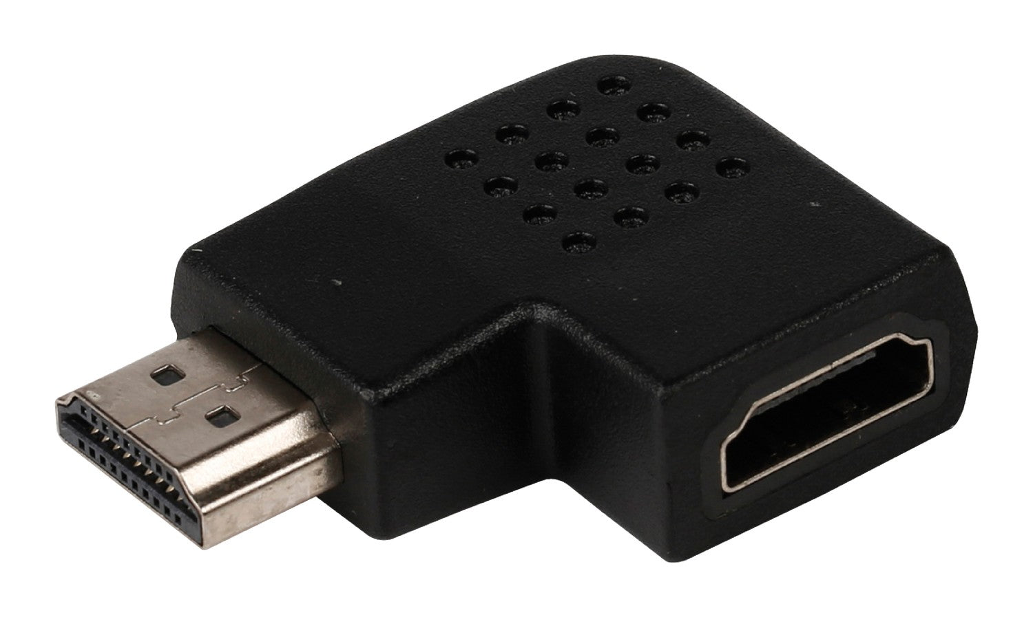 High Speed HDMI with Ethernet Adapter Angled left HDMI Connector - HDMI Female Black