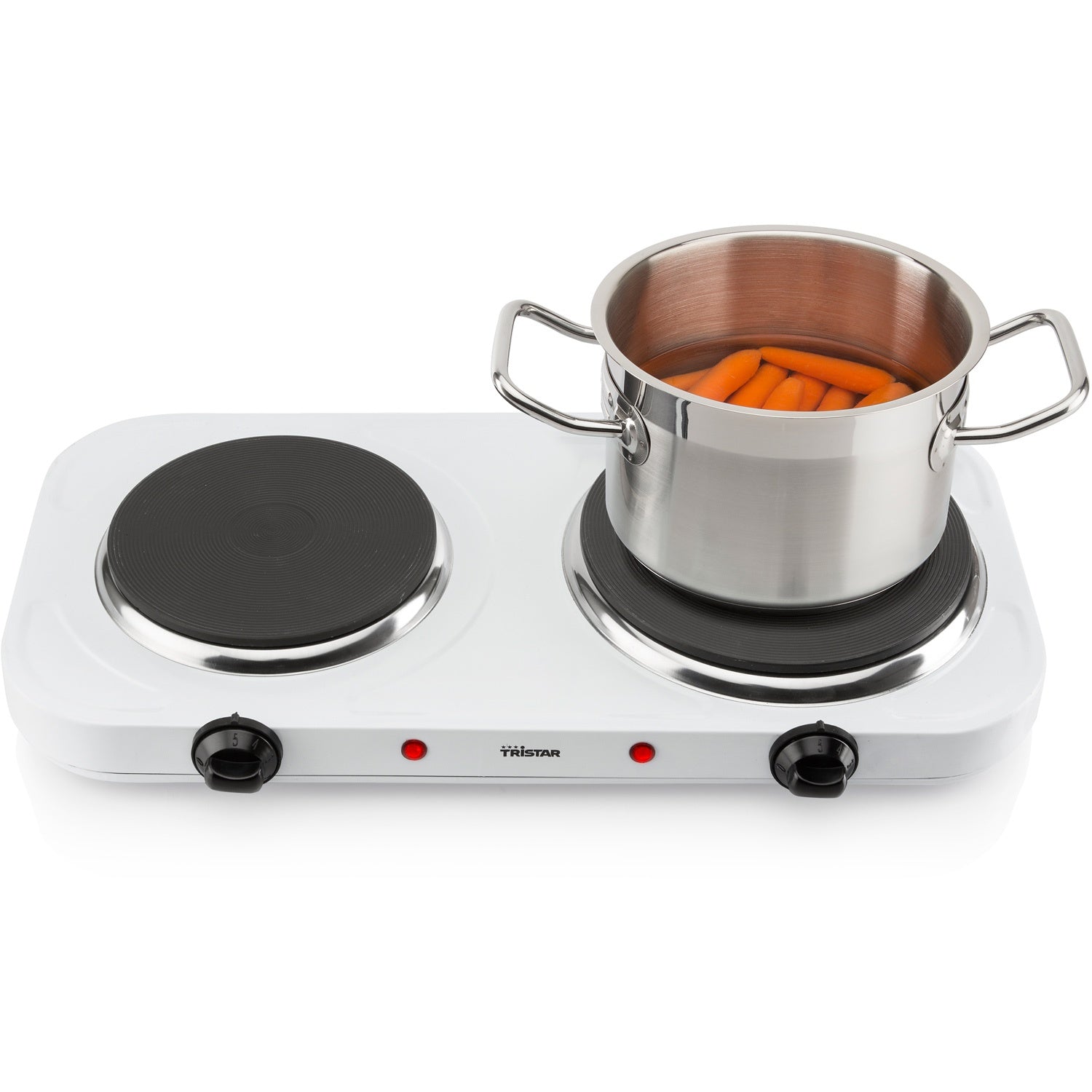 Hob Double KP-6245 1500&1000W 15.5cm 18.5cm