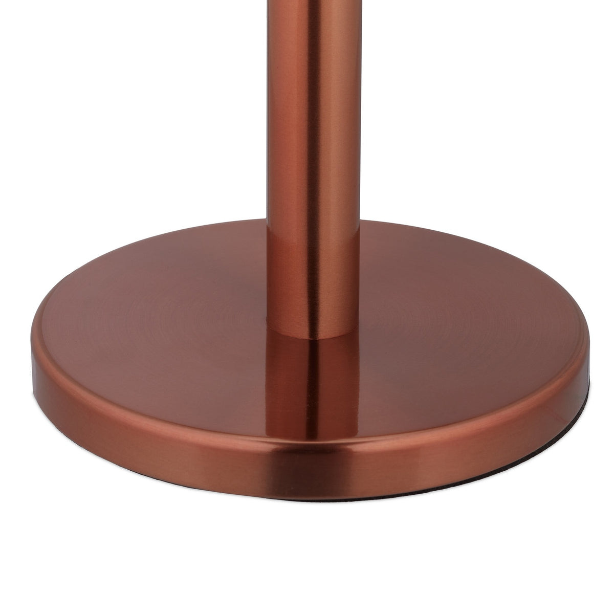 Holder for household paper in stainless steel