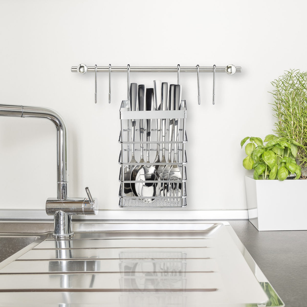 Holder for kitchen utensils