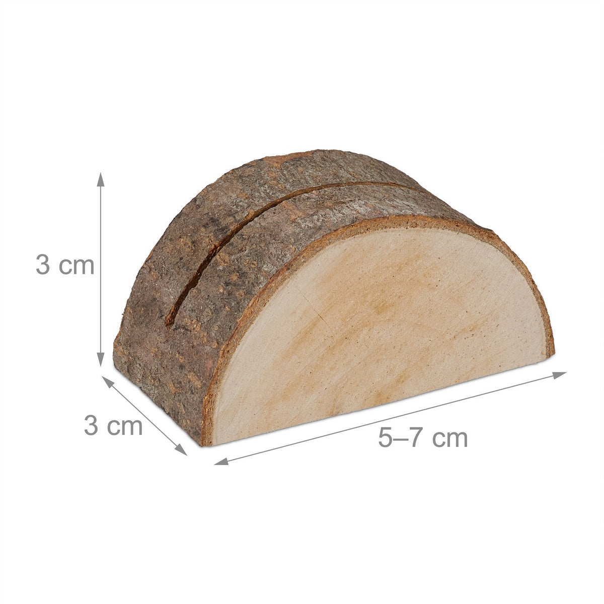 Holders for location cards, wooden set of 48