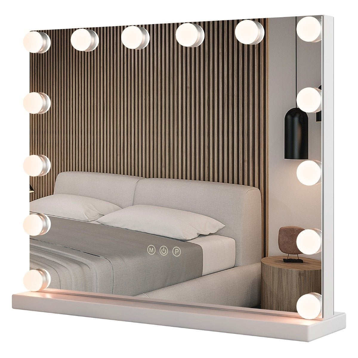 Hollywood Vanity Mirror with 14 Dimmable LED Lights, 3 Color Modes