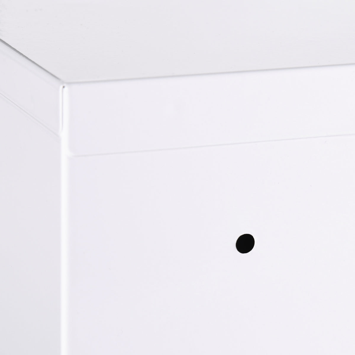 Home Medicine Cabinet with 3 Compartments 30 x 14 x 46 cm Lockable Child Safe with Keys Cold Rolled Steel White
