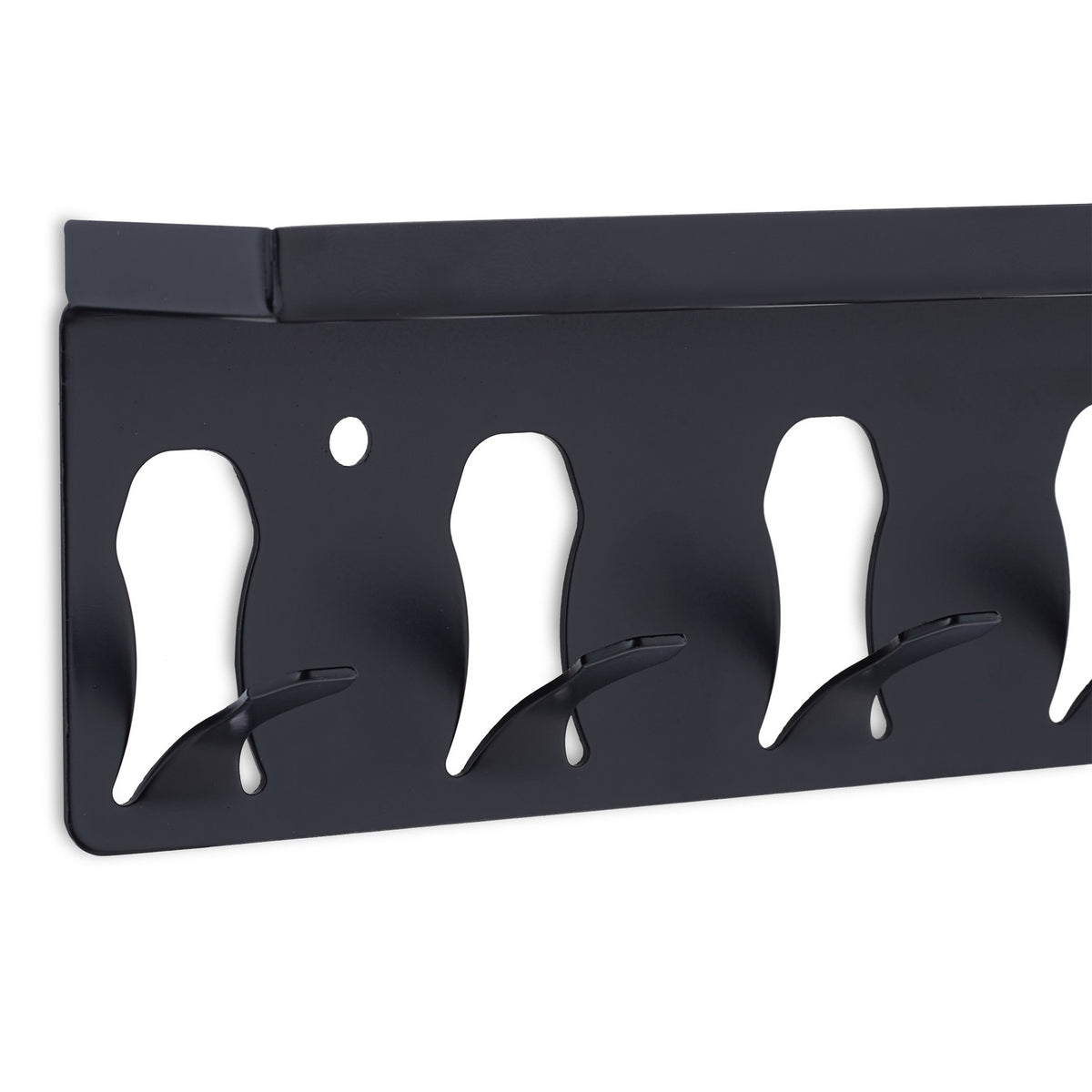 Hook strip with shelf