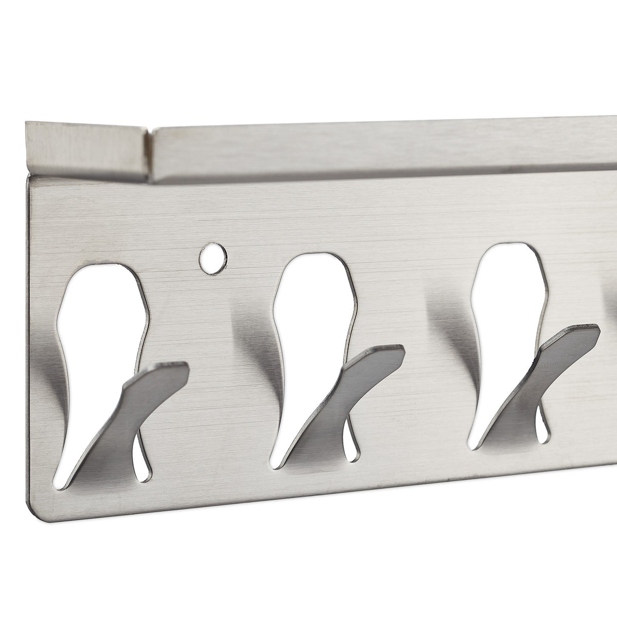 Hook strip with shelf