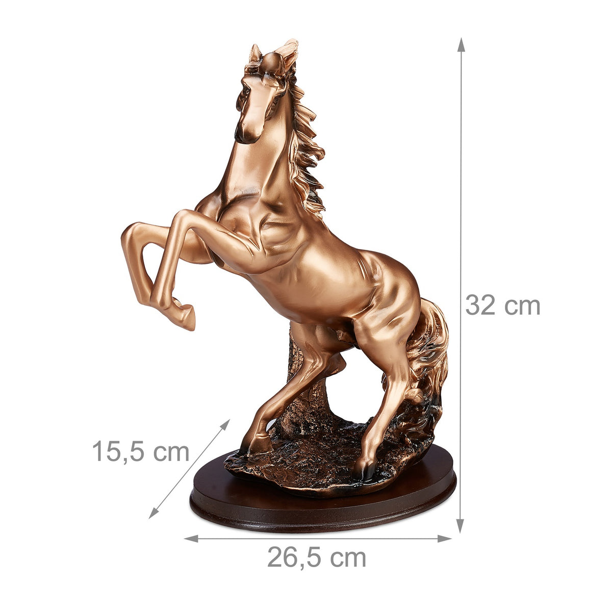 Horse decoration copper