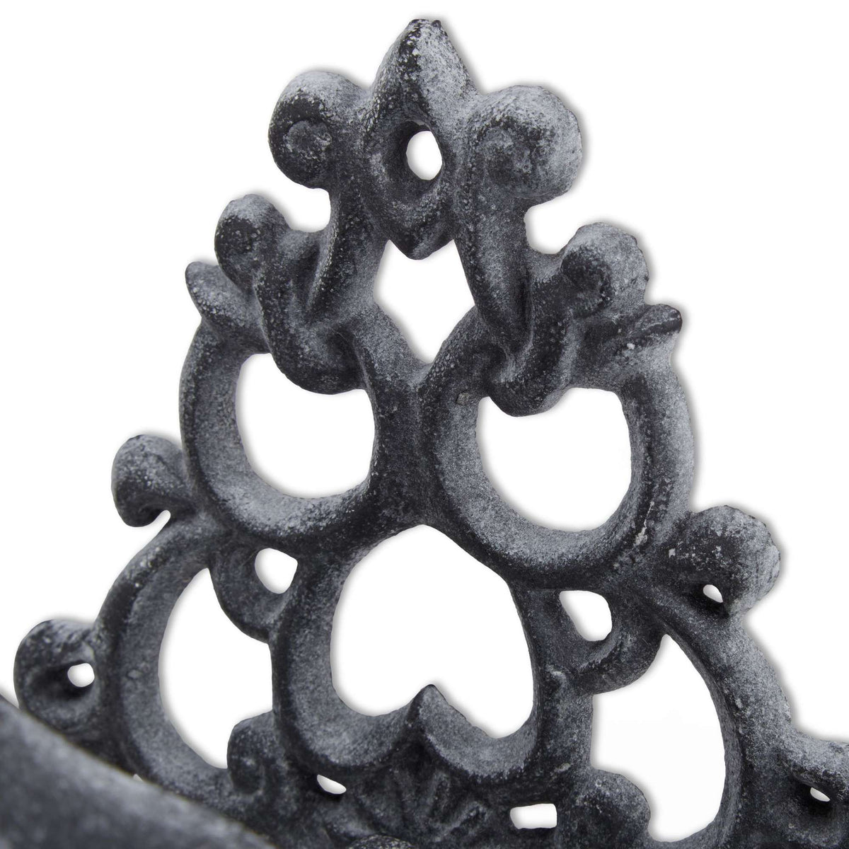 Hose holder in cast iron with frog motif