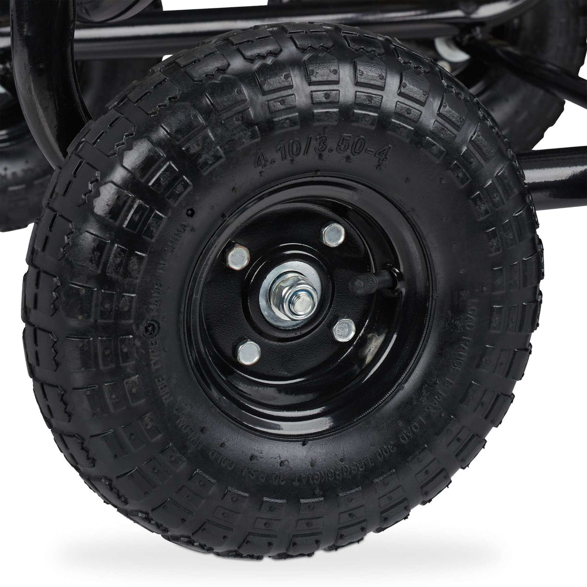 Hose trolley Metal Black