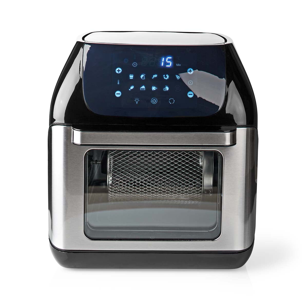 Hot Air Fryer | 12 l | Timer: 60 min | Number of preset programs: 9 | Digital | Black