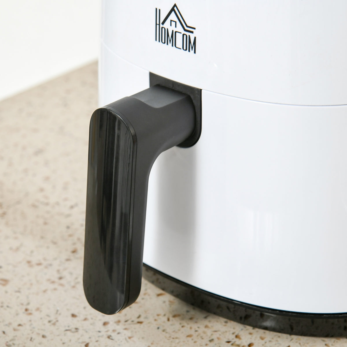 Hot Air Fryer 2.5L, 1300W, 7 Menus, Non-Stick Coated Basket, Steel, White + Black, 33.9X24.9X29.9Cm