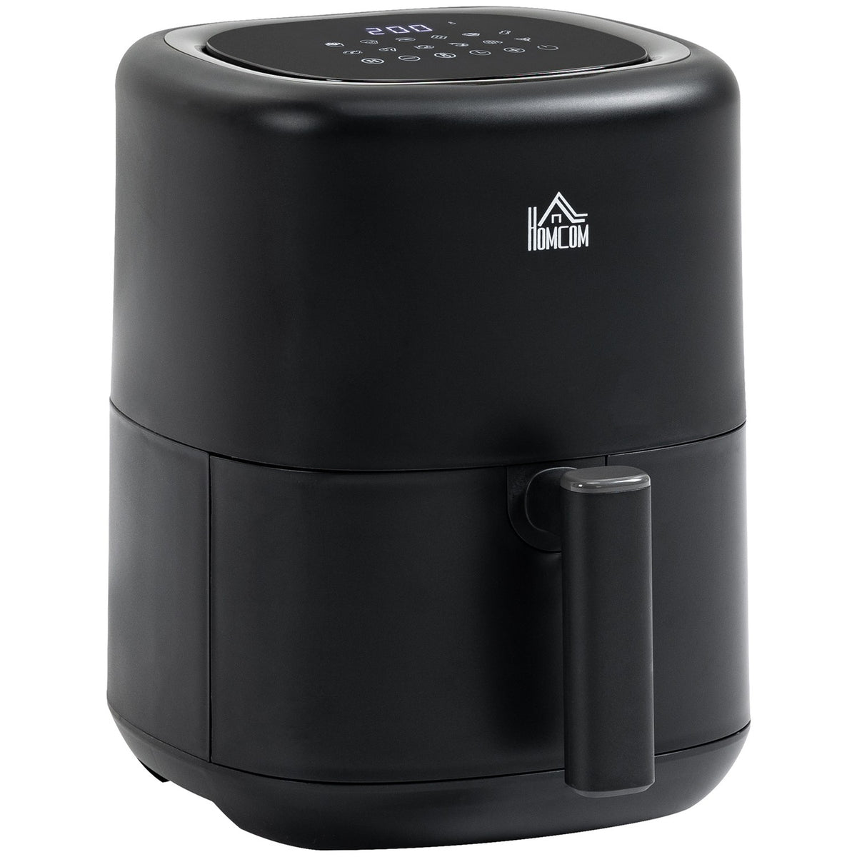 Hot Air Fryer Oil-Free Cooking, 12 Programs, Led Display, Non-Stick Basket, 3L, 1300W, Black, 29.5X23.8X30.3Cm