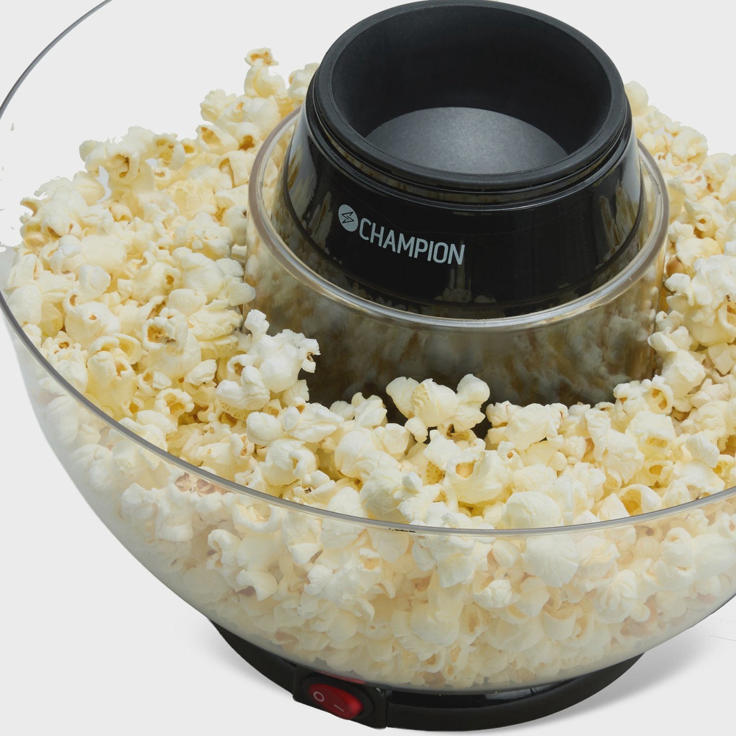 Hot Air Popcorn Maker with Removable Bowl, 900W, Black