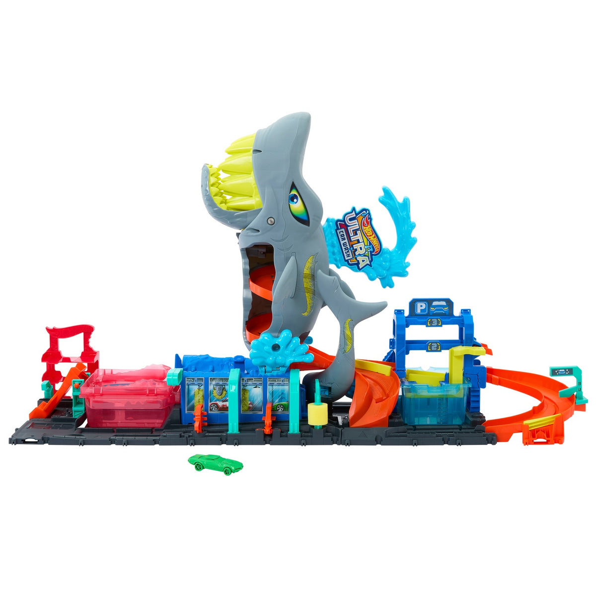Hot Wheels City Ultra Shark Car Wash