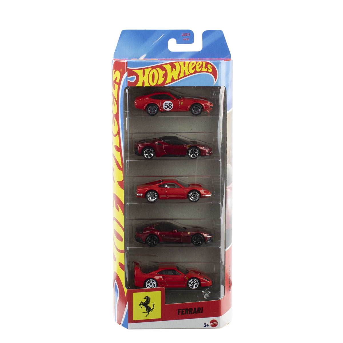 Hot Wheels Ferrari F1 Race Car Set, 5-Pack