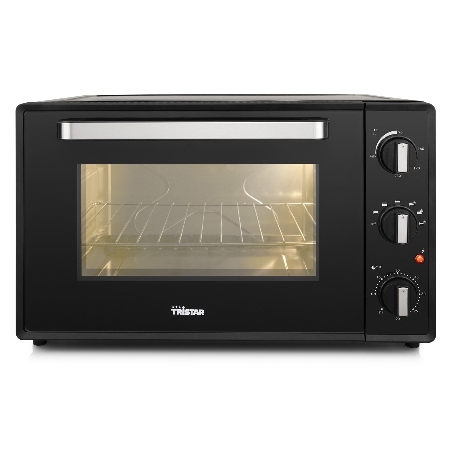 Hot air oven 48l Black Timer
