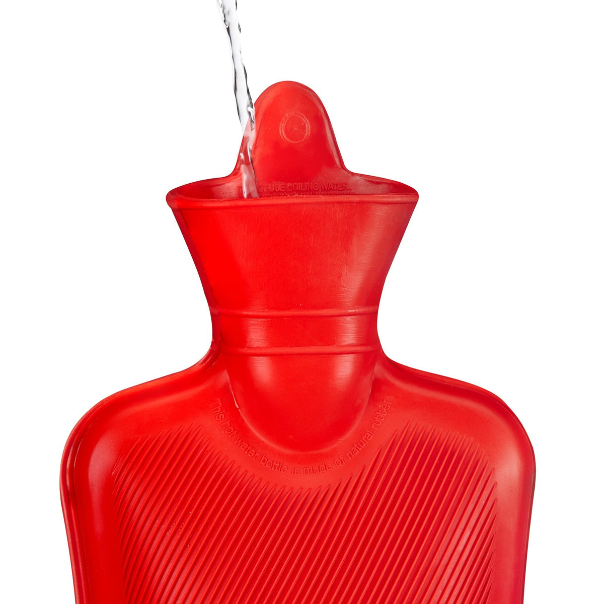 Hot water bottle 1 liter red