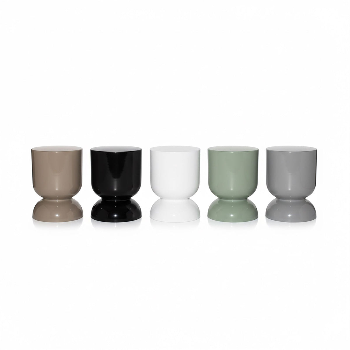 Hourglass Side Table & Stool – Metal, Multifunctional Design