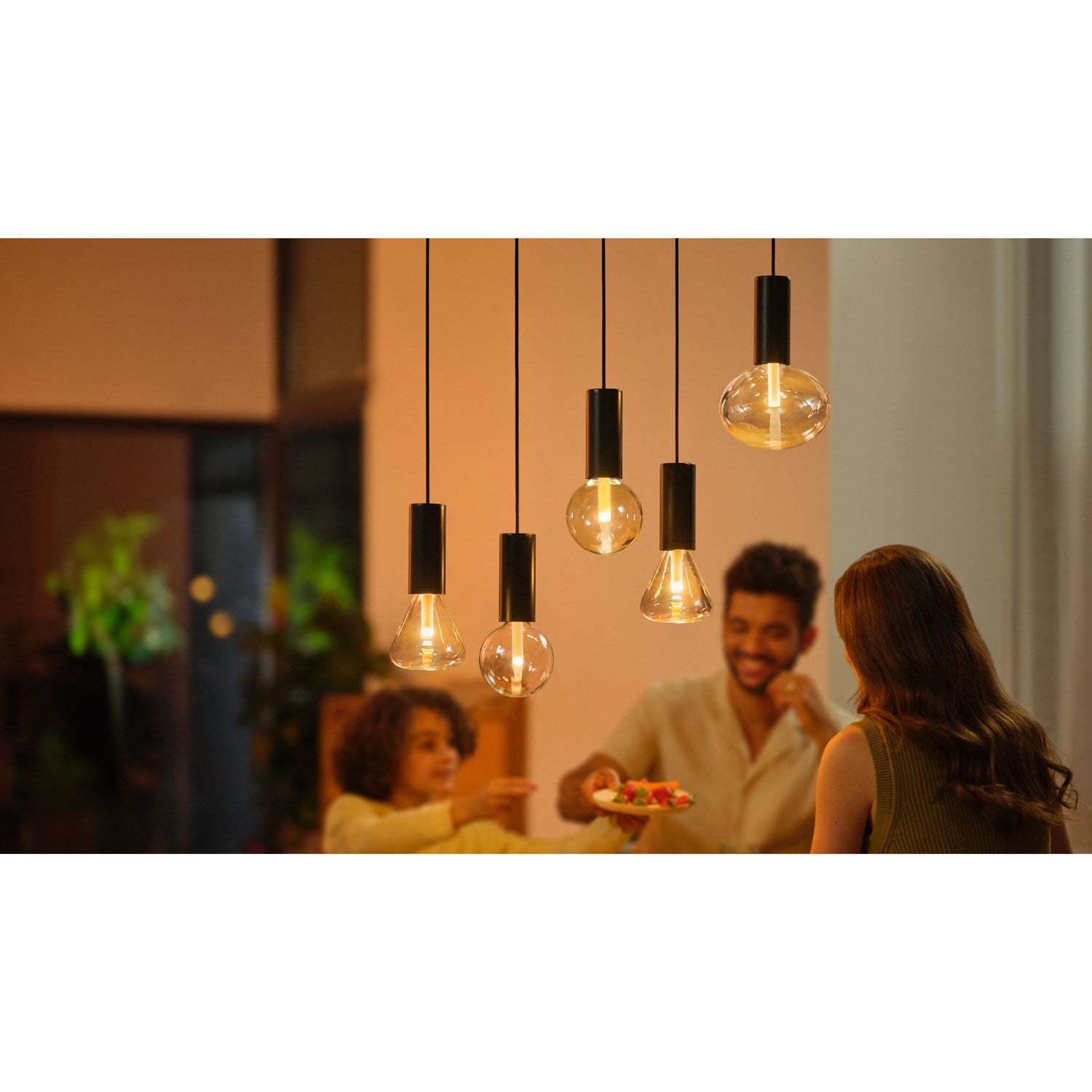 Hue Lightguide Triangle E27 White and Color Ambiance
