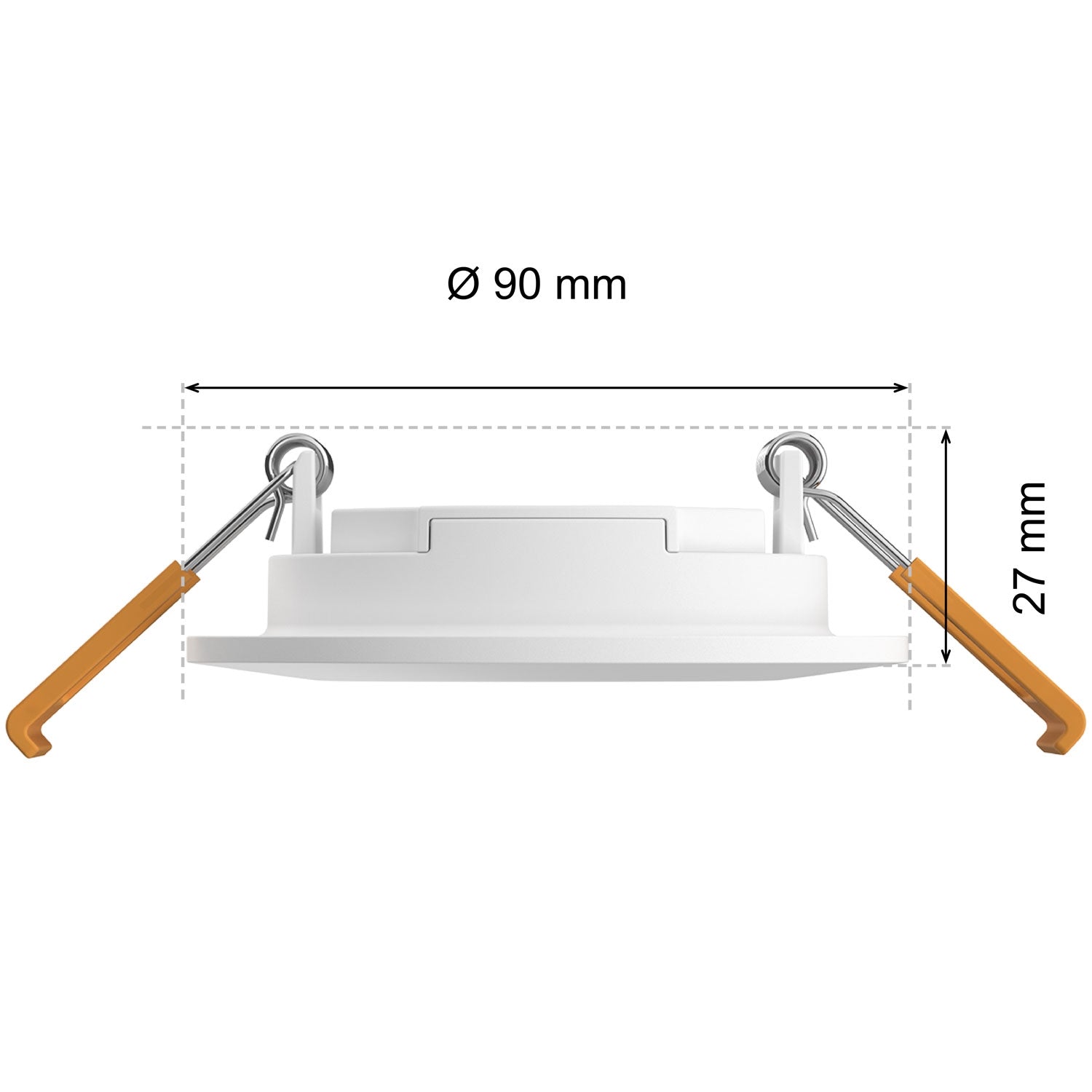 Hue Slim Downlight S 90mm White and Color Ambiance White 1-pack