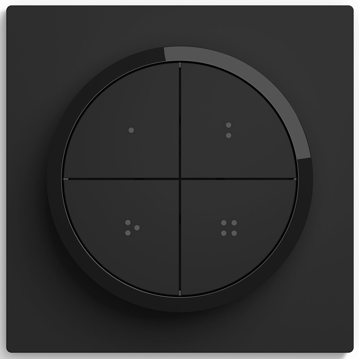 Hue Tap Dial Switch Black