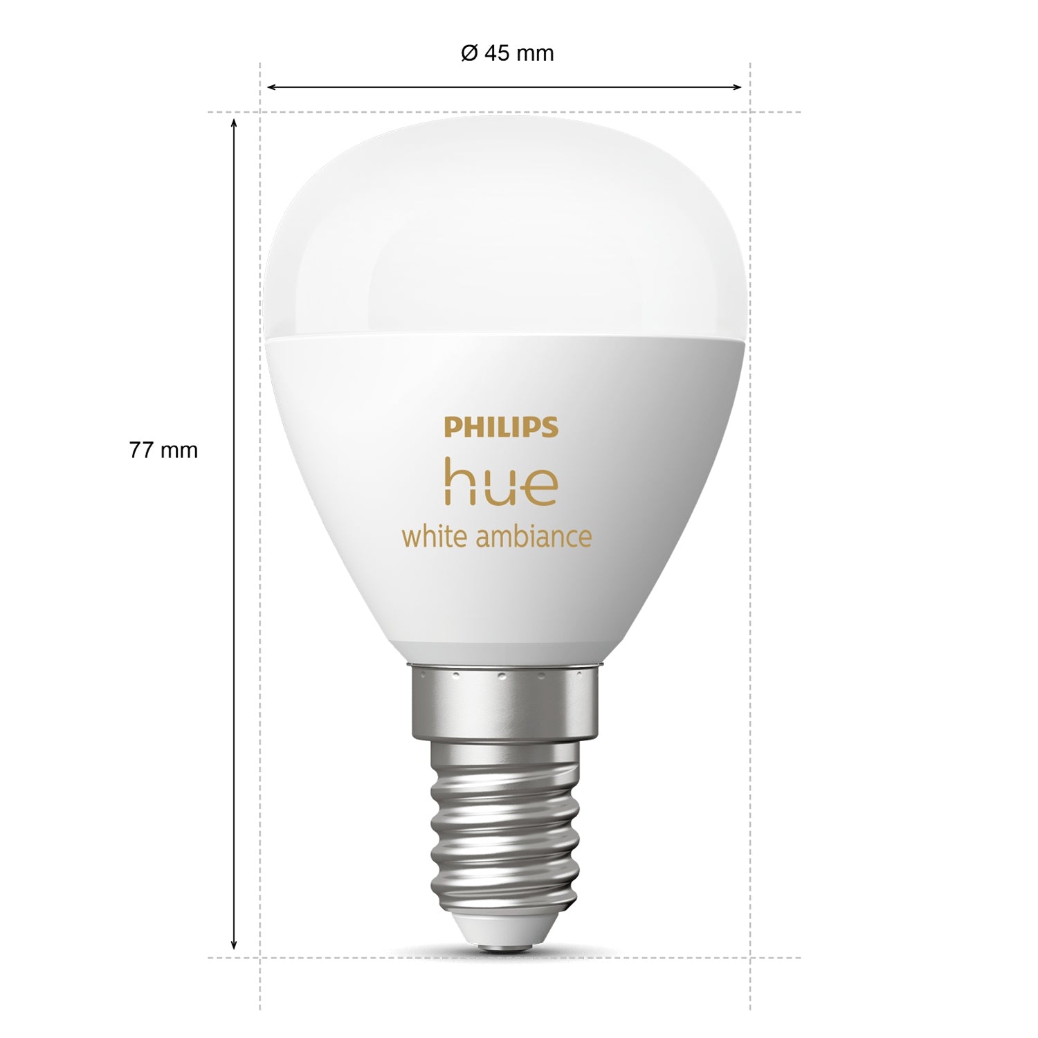 Hue White Ambiance E14 Globe 1-pack