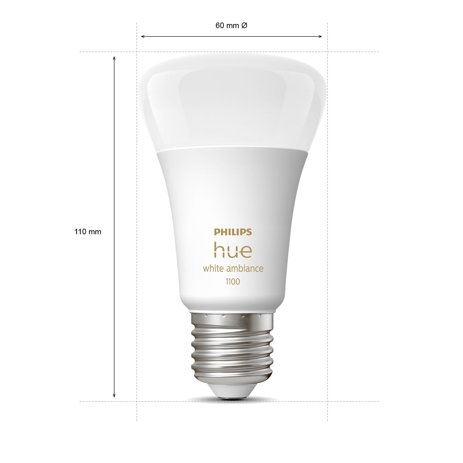 Hue White Ambiance E27 A60 1100lm 1-pack