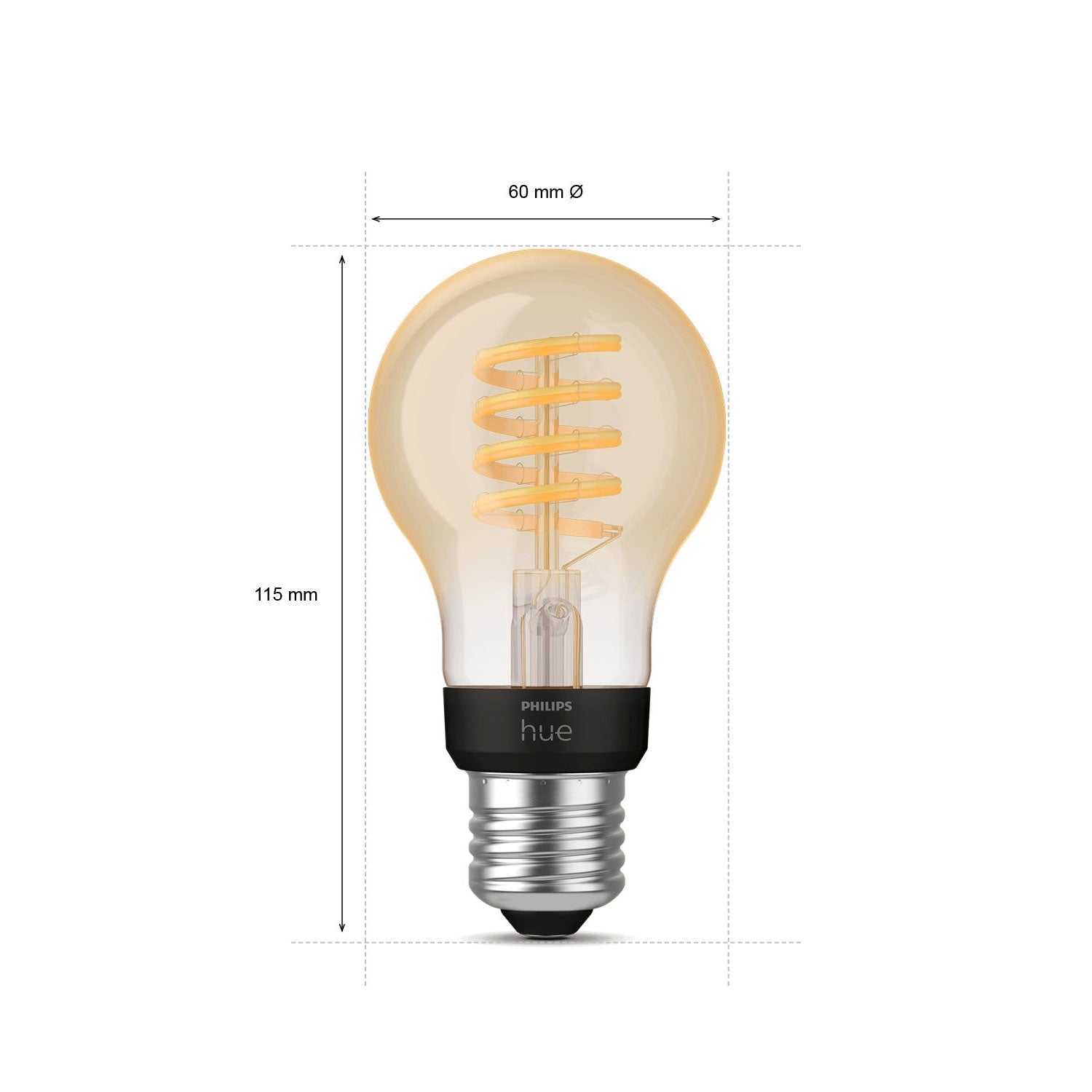 Hue White Ambiance Filament E27 A60 40W