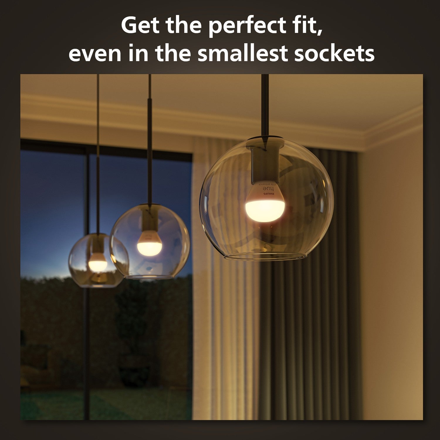 Hue White Color Ambiance E14 Globe 2-pack