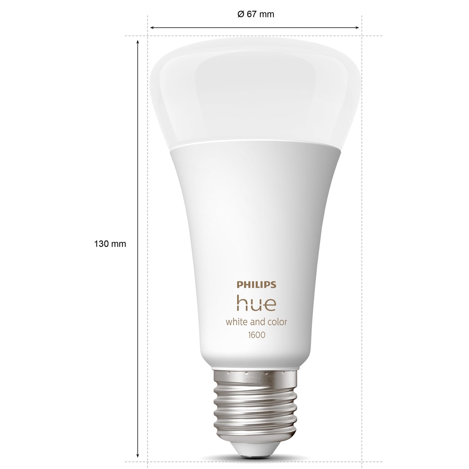 Hue White Color Ambiance E27 A60 1600lm 1 pack