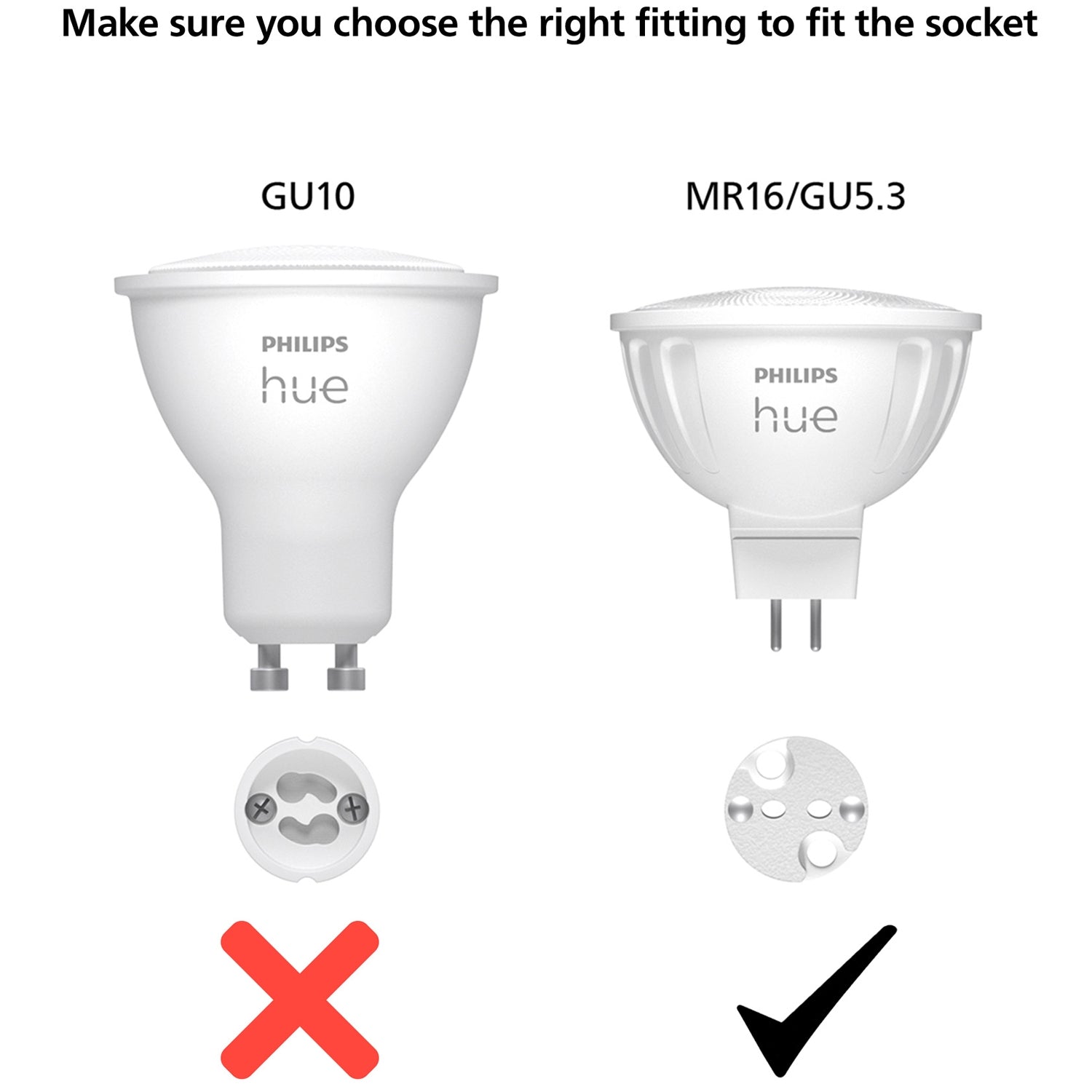 Hue White Color Ambiance GU5.3 MR16 12V 400lm 1-pack