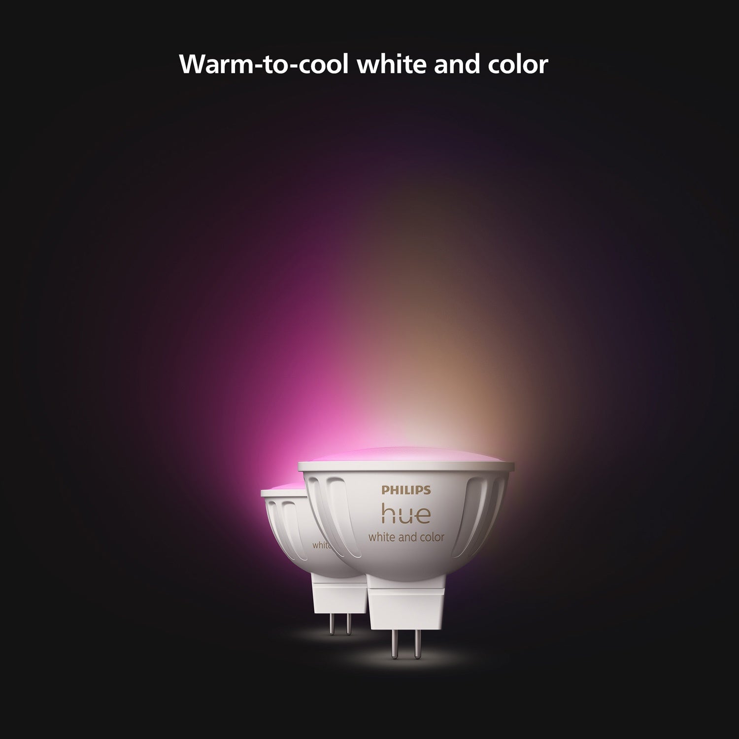 Hue White Color Ambiance GU5.3 MR16 12V 400lm 2-pack