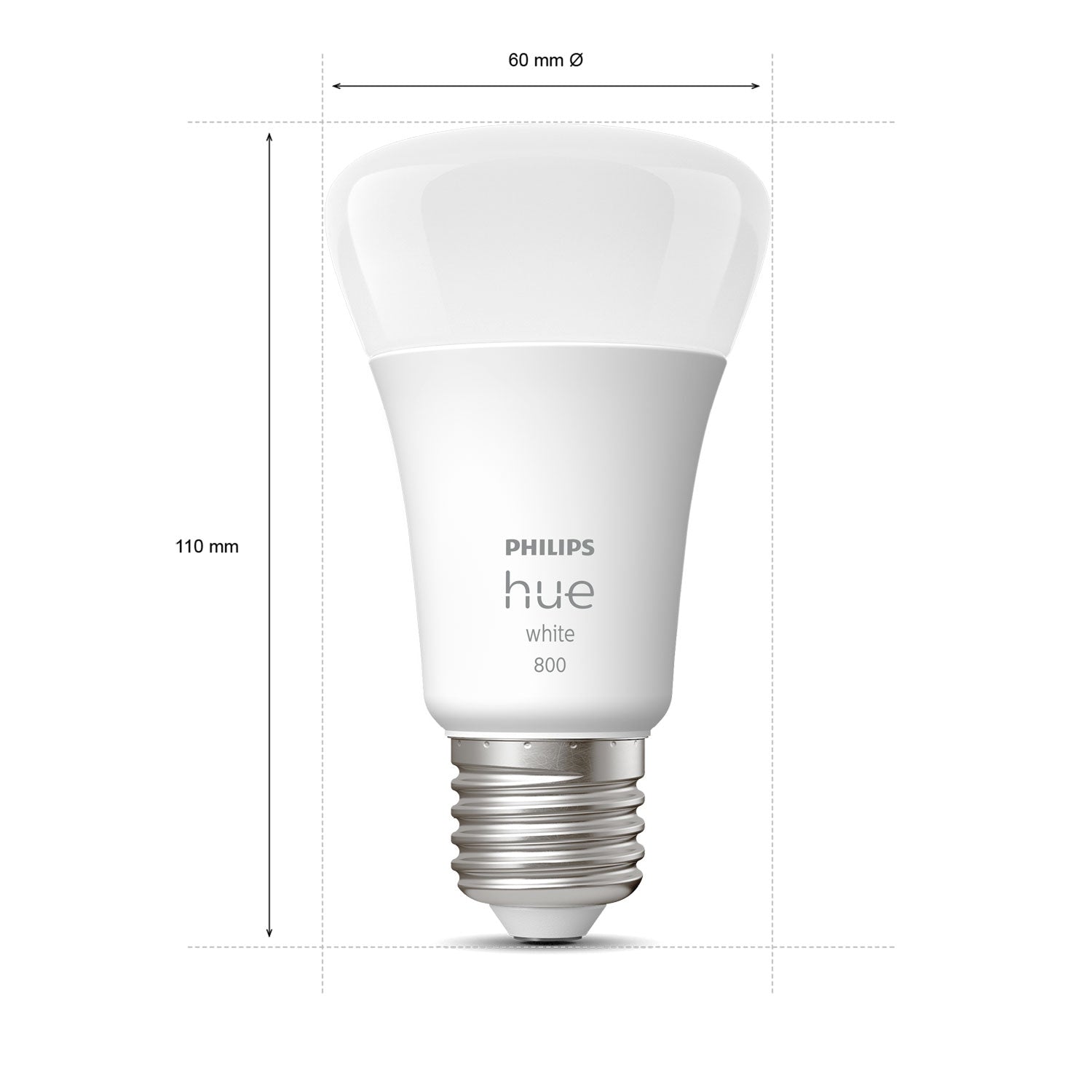 Hue White E27 A60 800lm 4-pack