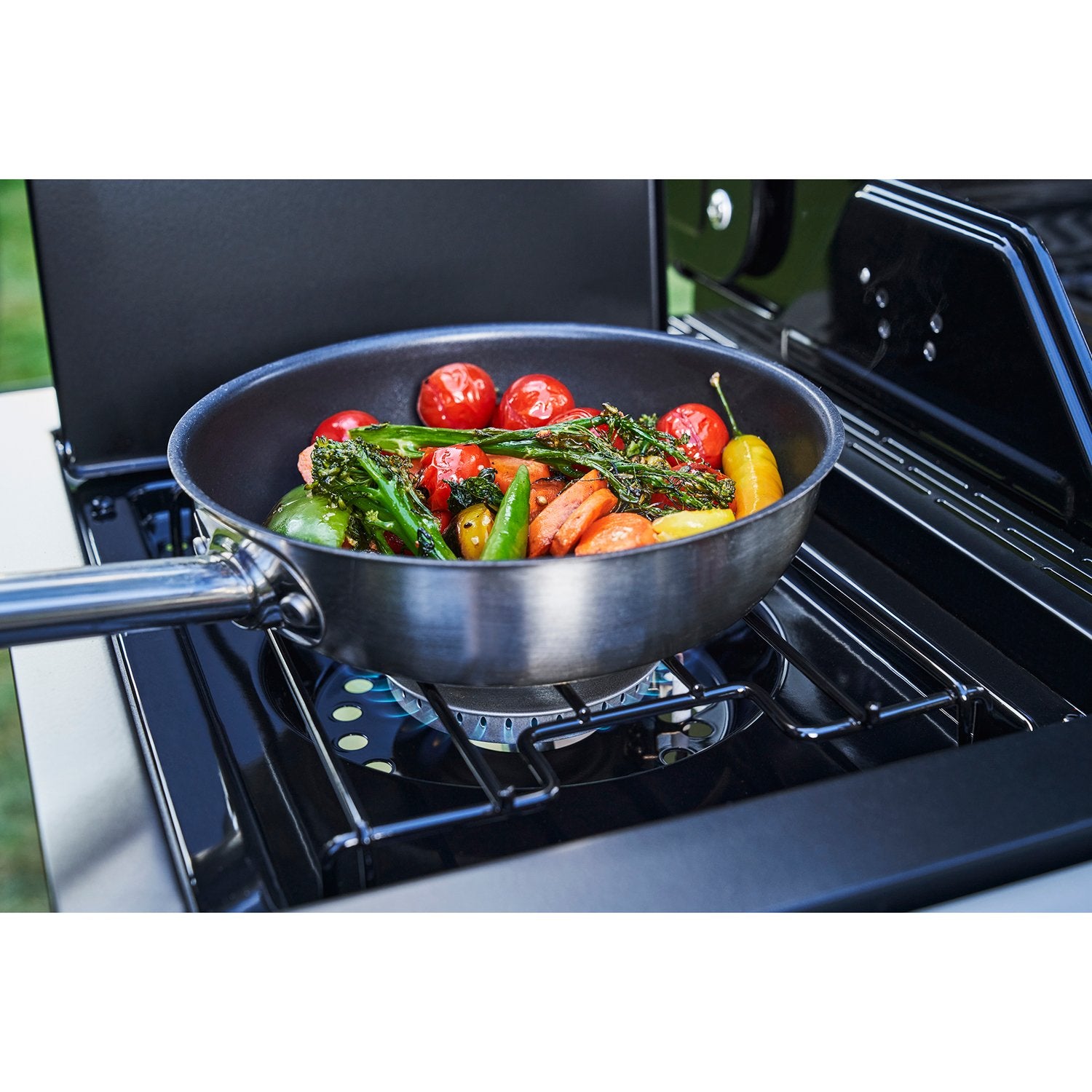 Hybrid Grill Gas2Coal 2.0, 3+1 Burners, Gas or Charcoal